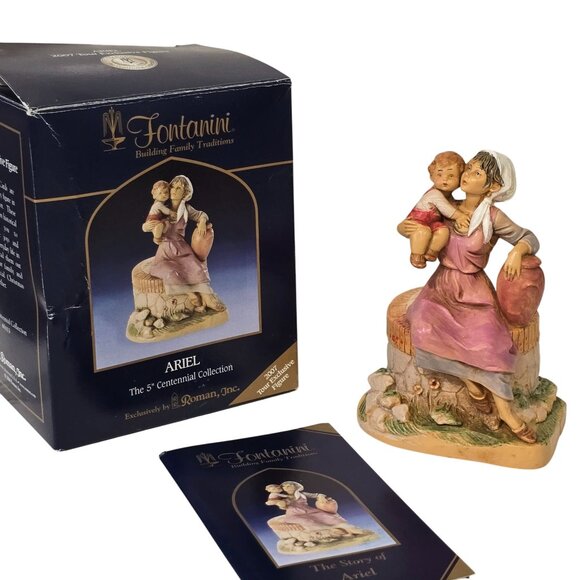 Fontanini Ariel 5" Centennial Collection Mother & Child Figurine Collectible 200 - Picture 1 of 7